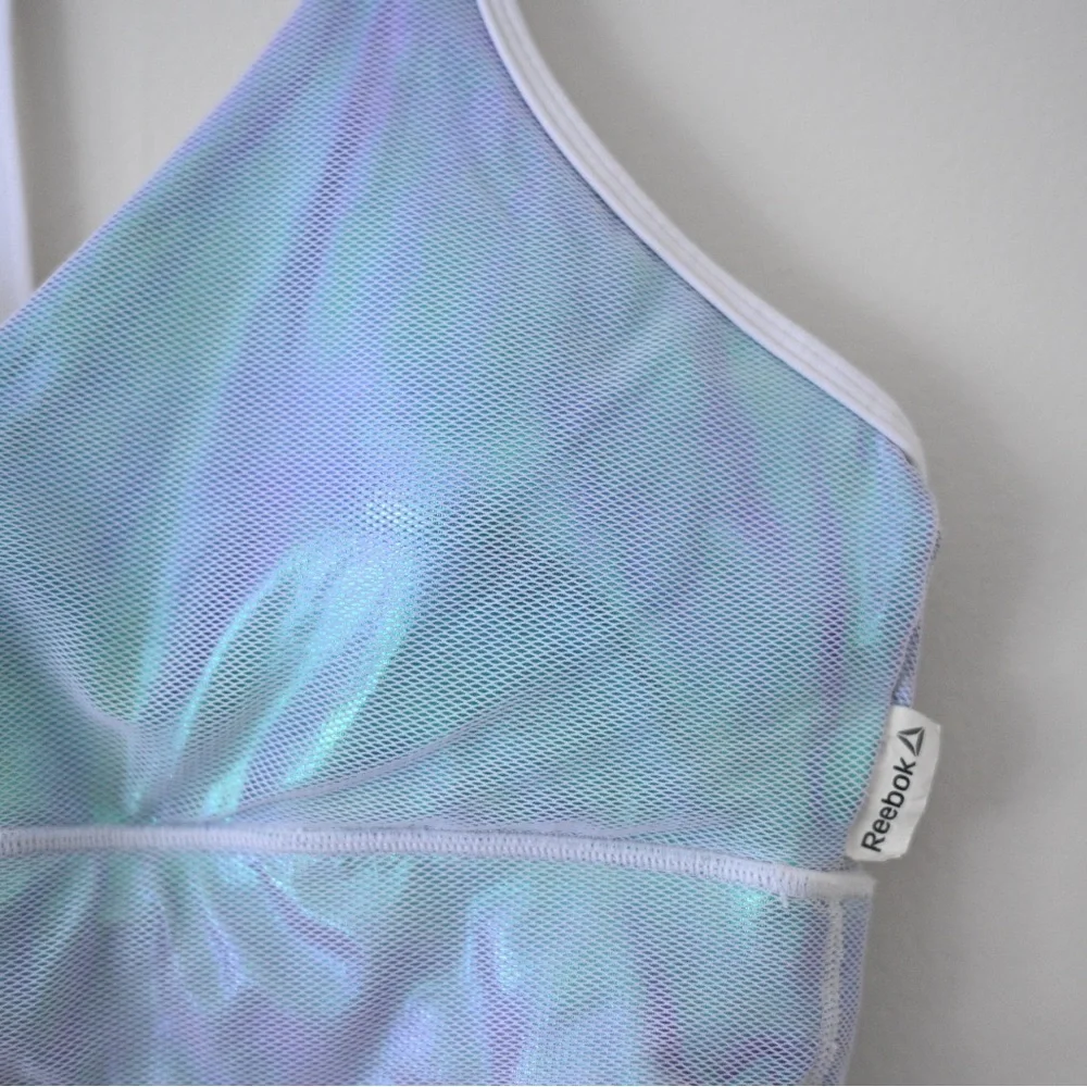 Reebok Iridescent Strappy Bralette Size XL - Picture 4 of 9